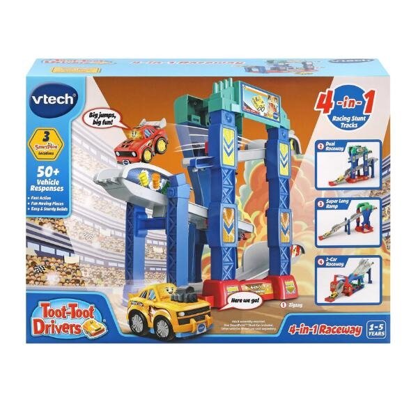 Toot - Toot Drivers 4In1 Raceway - VTECH/EDUCATIONAL - Beattys of Loughrea