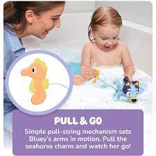 Toomies Swimming Bluey Bath Toy With Seahorse - BABY TOYS - Beattys of Loughrea