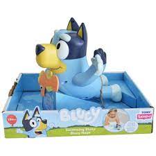 Toomies Swimming Bluey Bath Toy With Seahorse