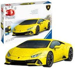 3D Lamborghini Huracan Yellow 108Pce Puzzle - Beattys of Loughrea | www.beattys.ie