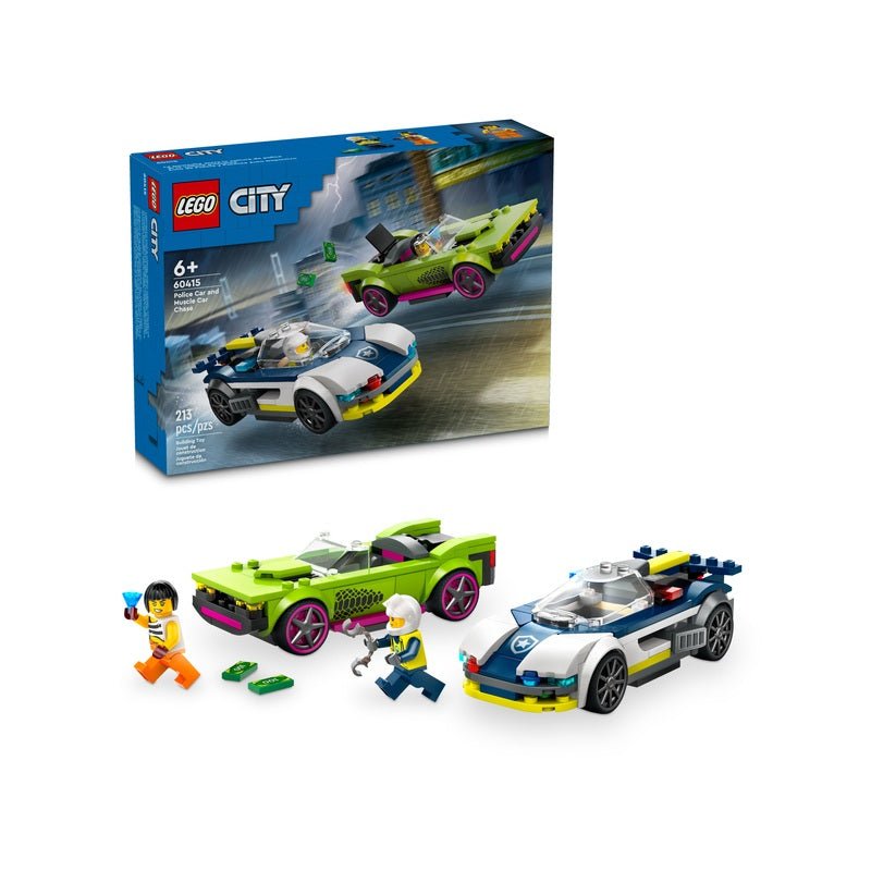 Lego 60415 City Police Car and Muscle Car Chase - CONSTRUCTION - LEGO/KNEX ETC - Beattys of Loughrea