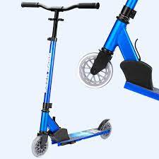 Boldcube Deluxe 2 Wheel Scooter: Sapphire Blue
