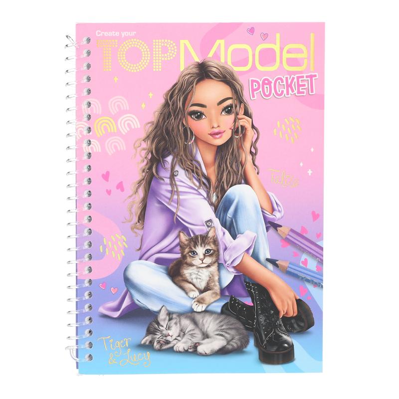 TopModel Pocket Colouring & Sticker Book – Beattys of Loughrea