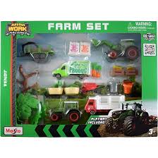 Mini Working Machines - Super Farm Set Fendt - FARMS/TRACTORS/BUILDING - Beattys of Loughrea