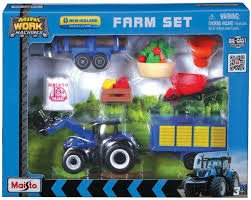 Mini Working Machines - Super Farm Set New Holland - FARMS/TRACTORS/BUILDING - Beattys of Loughrea