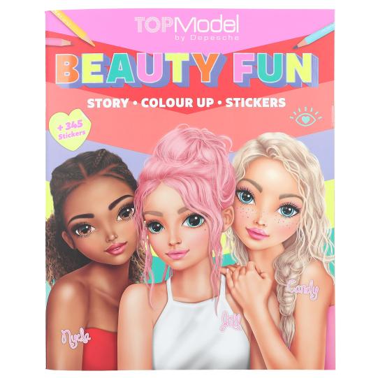 Topmodel Colouring Book Beauty Fun - BOOKS - Beattys of Loughrea