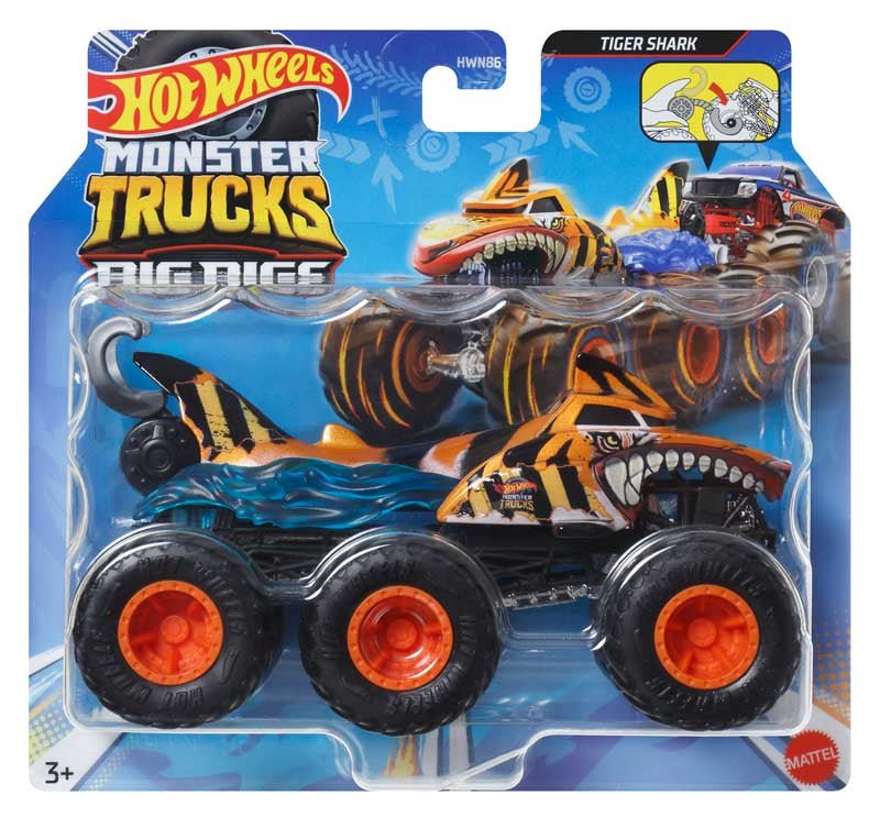 Hot Wheels Monster Truck Monster Rigs 1:64 Assorted Styles - CARS/GARAGE/TRAINS - Beattys of Loughrea
