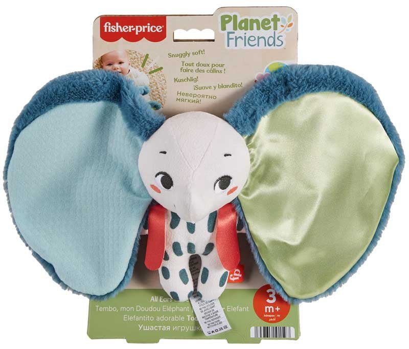 Fisher Price Planet Friends - All Ears Lovey - BABY TOYS - Beattys of Loughrea