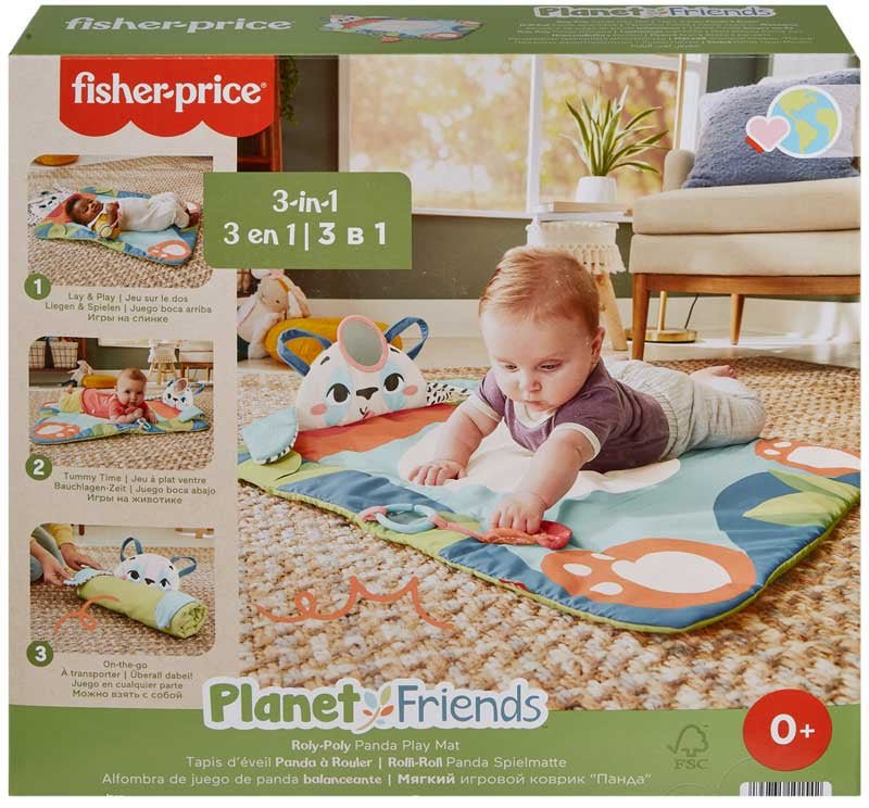 Fisher Price Planet Friends - Roly-Poly Panda Play Mat - BABY TOYS - Beattys of Loughrea