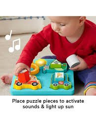 Fisher Price Shapes & Sounds Vehicle Puzzle - BABY TOYS - Beattys of Loughrea