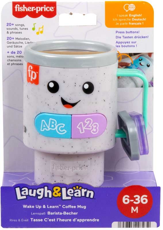 Fisher Price Wake Up & Learn Coffee Cup - BABY TOYS - Beattys of Loughrea