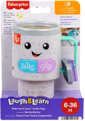 Fisher Price Wake Up & Learn Coffee Cup - BABY TOYS - Beattys of Loughrea
