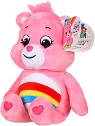 Care Bears 22cm Plush - Cheer Bear - SOFT TOYS - Beattys of Loughrea