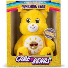 Care Bears 35cm Glitter Belly Medium Plush - Funshine Bear - SOFT TOYS - Beattys of Loughrea