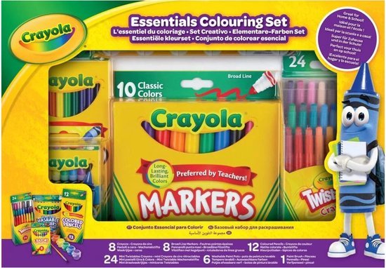 Crayola Essentials Colouring Set - ART & CRAFT/MAGIC/AIRFIX - Beattys of Loughrea