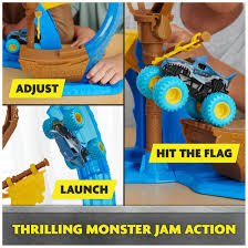 Monster Jam 1.64 Stunt Playset Megalodon Loop Of Doom - Beattys of Loughrea | www.beattys.ie