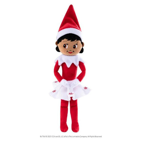 The Elf on the Shelf Plushee Pals Snugglers 12" Girl Brown Eyes - SOFT TOYS - Beattys of Loughrea