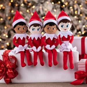 The Elf on the Shelf Plushee Pals Snugglers 12" Girl Brown Eyes - SOFT TOYS - Beattys of Loughrea