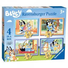 Bluey 4 In A Box Puzzle - Beattys of Loughrea | www.beattys.ie