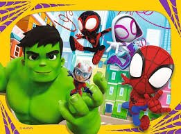 Spidey & His Amazing Friends 4 In A Box Puzzle - Beattys of Loughrea | www.beattys.ie