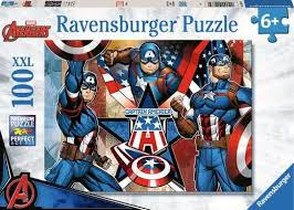 Marvel Captain America 100Pc Xxl Puzzle - Beattys of Loughrea | www.beattys.ie