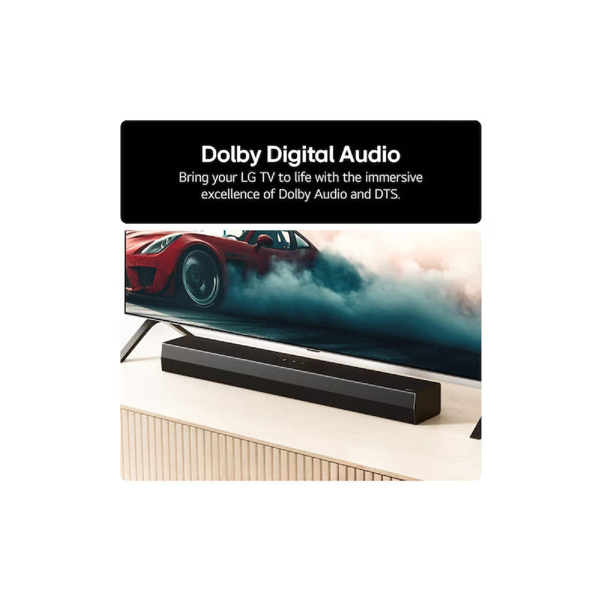 LG US20A.CGBRLLK 2.0ch 50W Compact Soundbar