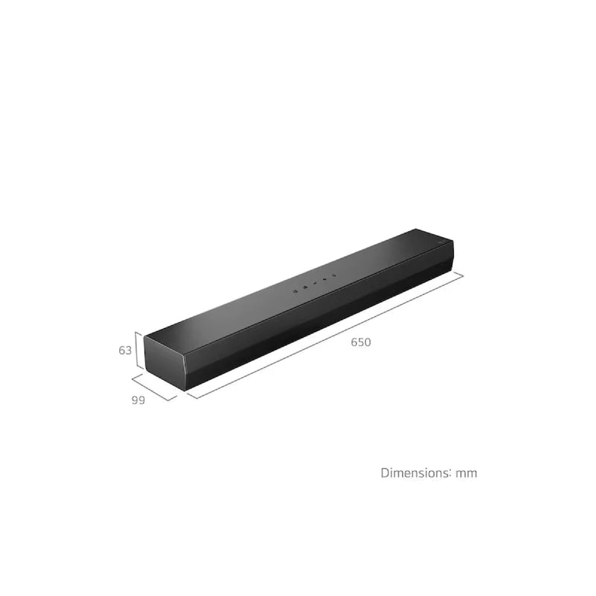 LG US20A.CGBRLLK 2.0ch 50W Compact Soundbar