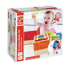 Hape Stacking Music Set - BABY TOYS - Beattys of Loughrea