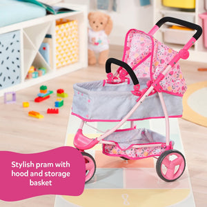 Baby Born Deluxe Pram - DOLLS - FAMOSA/ZAPF - Beattys of Loughrea
