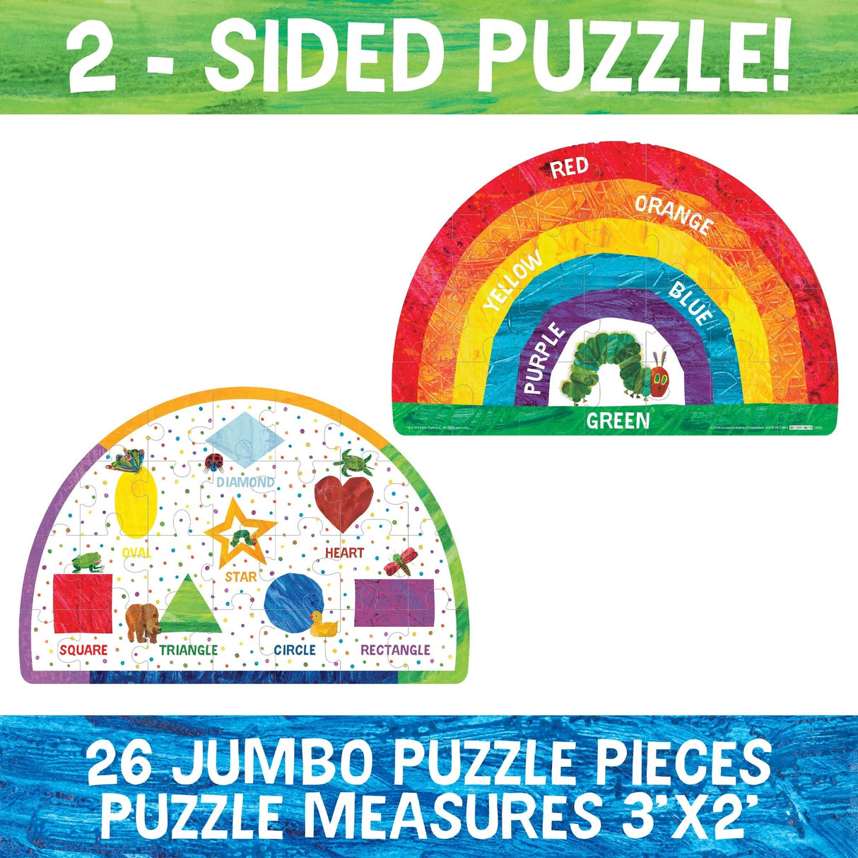 Very Hungry Caterpillar Rainbow Floor Puzzle - JIGSAWS - Beattys of Loughrea