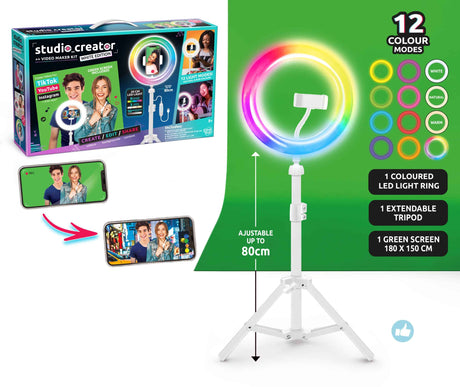 Studio Creator Video Maker Kit White Edition - ART & CRAFT/MAGIC/AIRFIX - Beattys of Loughrea