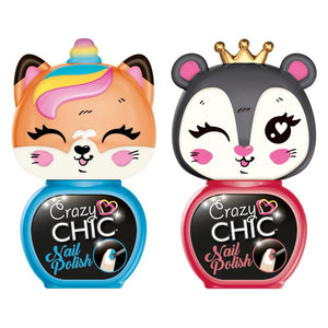 Crazy Chic Lovely Animals Nail Polish - Assorted Styles - JEWELLERY / HAIR ACCS - Beattys of Loughrea