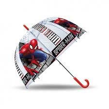 Spiderman Transparent Umbrella 19In - VTECH/EDUCATIONAL - Beattys of Loughrea