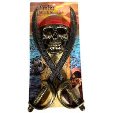 Large Pirate Mask Playset Assorted Styles - PLAYSUITS POP UP/BLOW UP BEDS - Beattys of Loughrea
