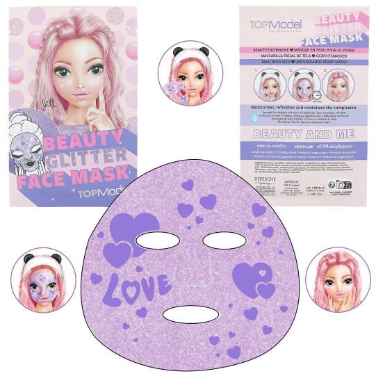 Topmodel Face Mask Glitter Beauty And Me - JEWELLERY / HAIR ACCS - Beattys of Loughrea