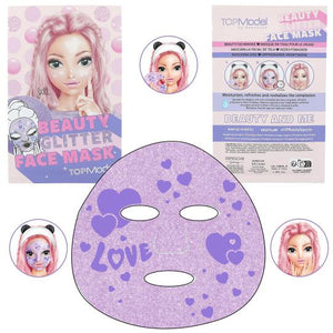 Topmodel Face Mask Glitter Beauty And Me - JEWELLERY / HAIR ACCS - Beattys of Loughrea