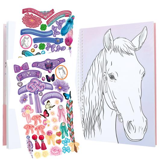 Miss Melody Create Your Horses Blaze Colouring Book - BOOKS - Beattys of Loughrea