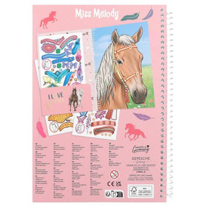 Miss Melody Create Your Horses Blaze Colouring Book - BOOKS - Beattys of Loughrea