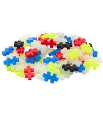 Plus - Plus Glow Mix 100 Pcs Tube - CONSTRUCTION - LEGO/KNEX ETC - Beattys of Loughrea