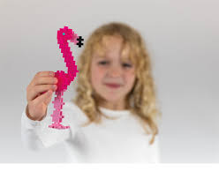 Plus - Plus Flamingo 100 Pcs. Tube - CONSTRUCTION - LEGO/KNEX ETC - Beattys of Loughrea