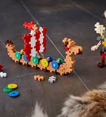 Plus - Plus Viking Ship 100 Pcs Tube - CONSTRUCTION - LEGO/KNEX ETC - Beattys of Loughrea