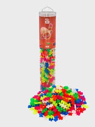 Plus - Plus Neon Mix 240 Pcs Tube - CONSTRUCTION - LEGO/KNEX ETC - Beattys of Loughrea