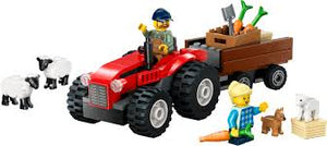 Lego 60461 City Red Farm Tractor with Trailer & Sheep - CONSTRUCTION - LEGO/KNEX ETC - Beattys of Loughrea