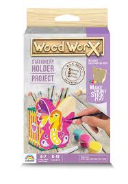 Wood Worx Stationery Holder - ART & CRAFT/MAGIC/AIRFIX - Beattys of Loughrea