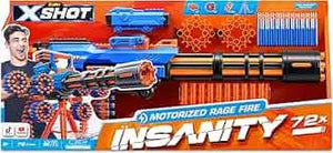 XShot Insanity S1 Motorized Rage Fire Gatling Gun - TOOLS/GUNS - Beattys of Loughrea