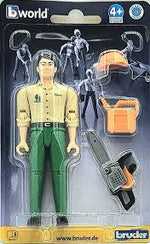 BWorld Forestry Worker with Accessories - FARMS/TRACTORS/BUILDING - Beattys of Loughrea