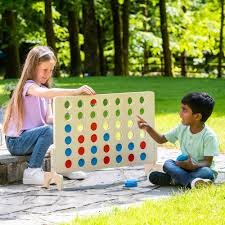 Tp Giant Wooden 4inaRow Game - BOARD GAMES / DVD GAMES - Beattys of Loughrea