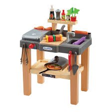 Ecoiffier Summer Kitchen with Barbecue and Pizza Oven - SWINGS/SLIDE OUTDOOR GAMES - Beattys of Loughrea