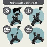 Tp Trike 4 in 1 Plus Grey Storm - RIDE ON/WALKERS - Beattys of Loughrea