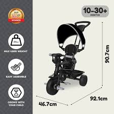 Tp Trike 4 in 1 Plus Grey Storm - RIDE ON/WALKERS - Beattys of Loughrea